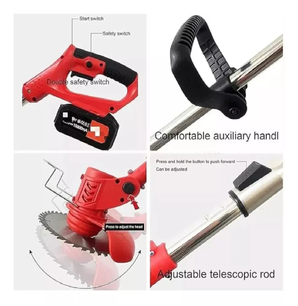 ¡Transforma tu jardín en minutos! 💥 Guadaña™ – con Batería Extra + Regalos